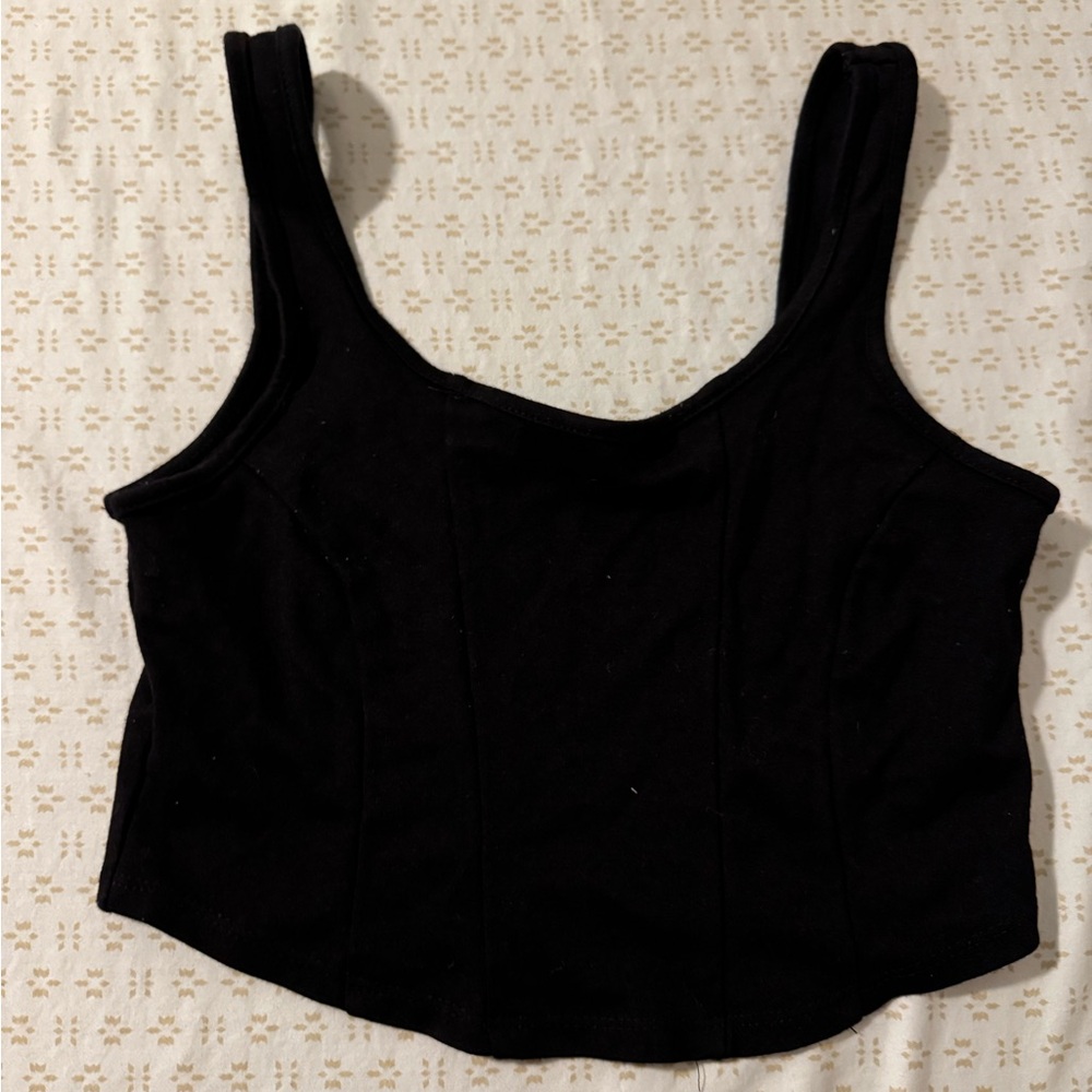 Altar'd State Black Crop Top